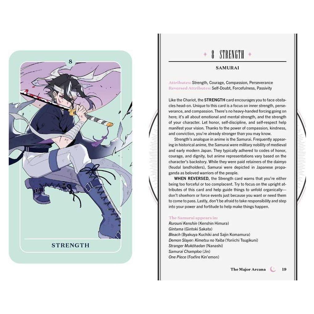 Anime Tarot Deck – 78 Cards & Guidebook Featuring Iconic Anime Archetypes