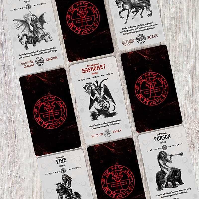 Occult Tarot Card Deck by Travis McHenry – Solomonic Demon Magick Divination Set