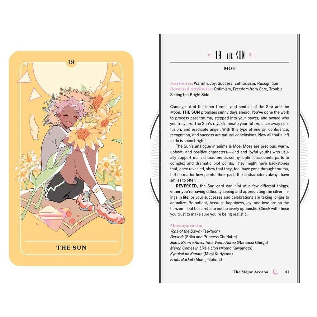 Anime Tarot Deck – 78 Cards & Guidebook Featuring Iconic Anime Archetypes