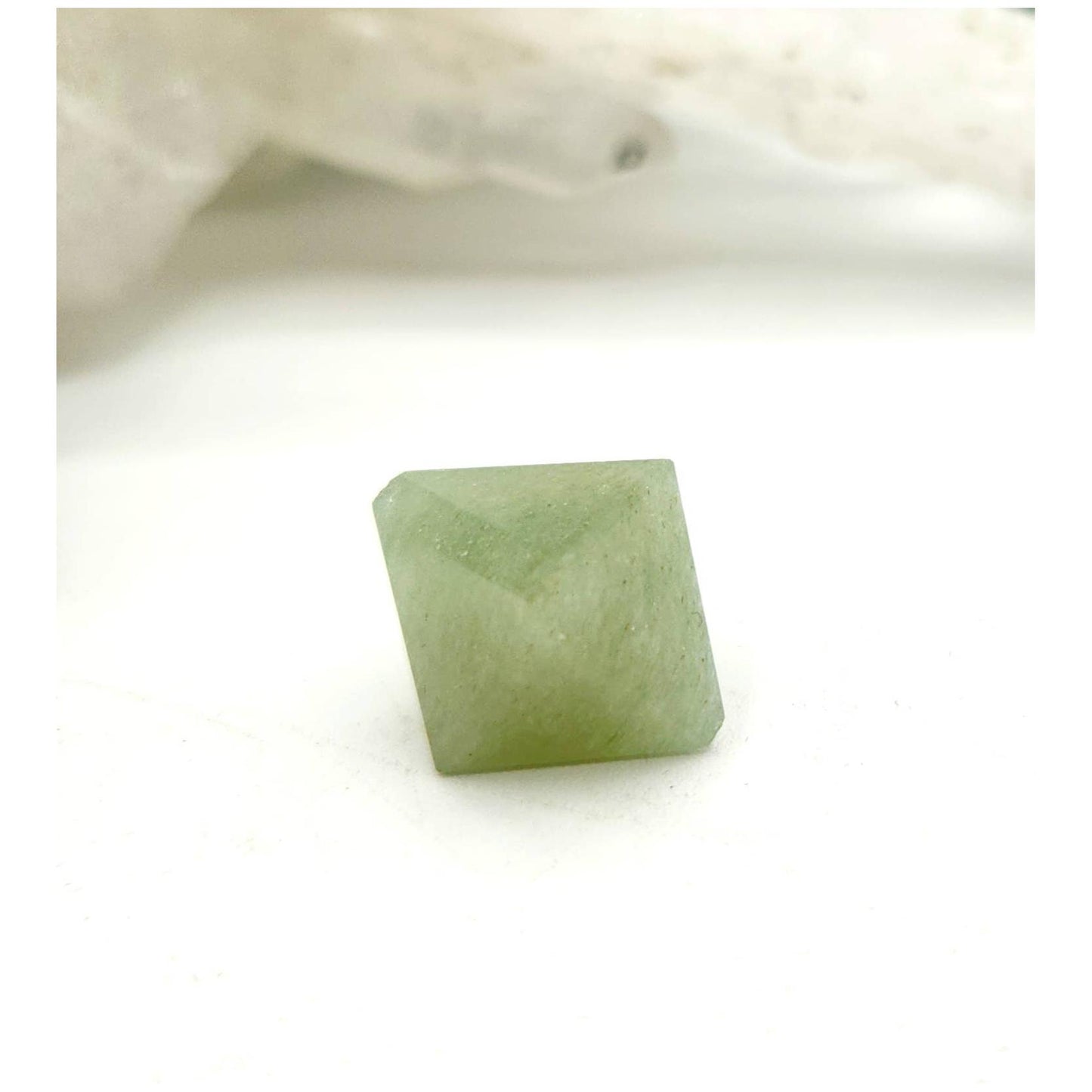 7-Piece Chakra Sacred Geometry Crystal Set with Grid & Velvet Pouch