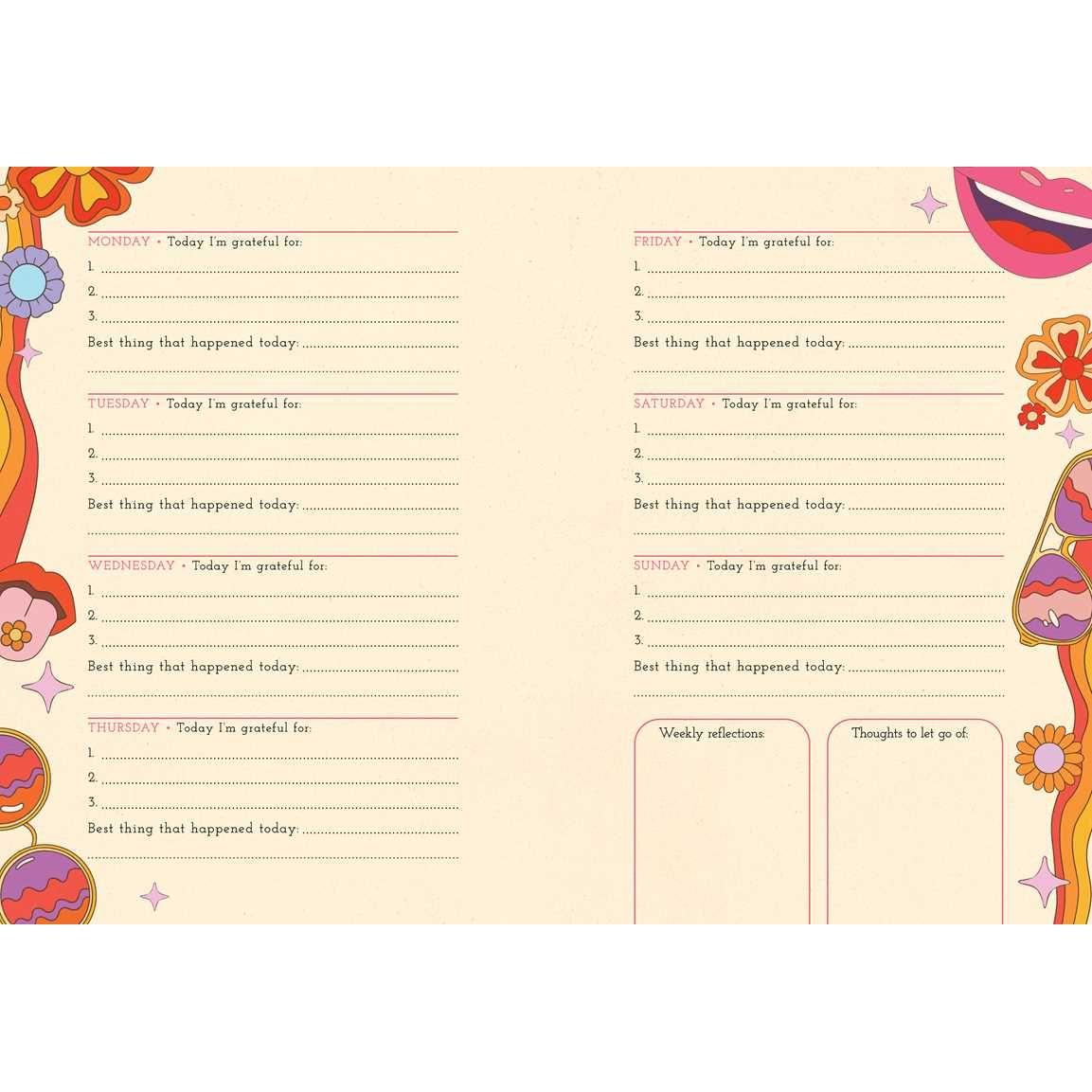 Daily Gratitude Planner by Brooklyn Downing – 52-Week Undated Guided Journal for Mindful Living