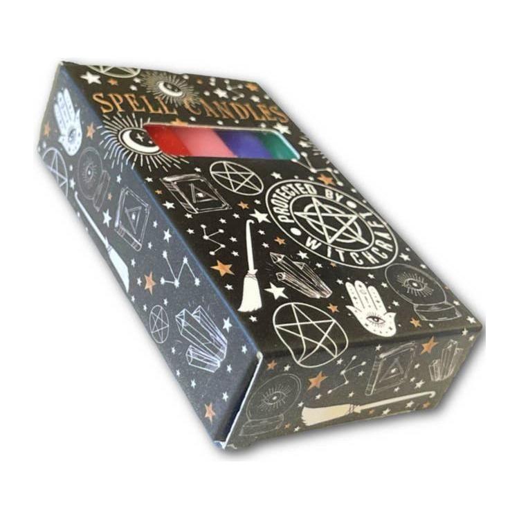 Color Magic Spell Candles - Mixed Pack of 10 (4” Ritual Candles for Spells, Manifestation & Intention)