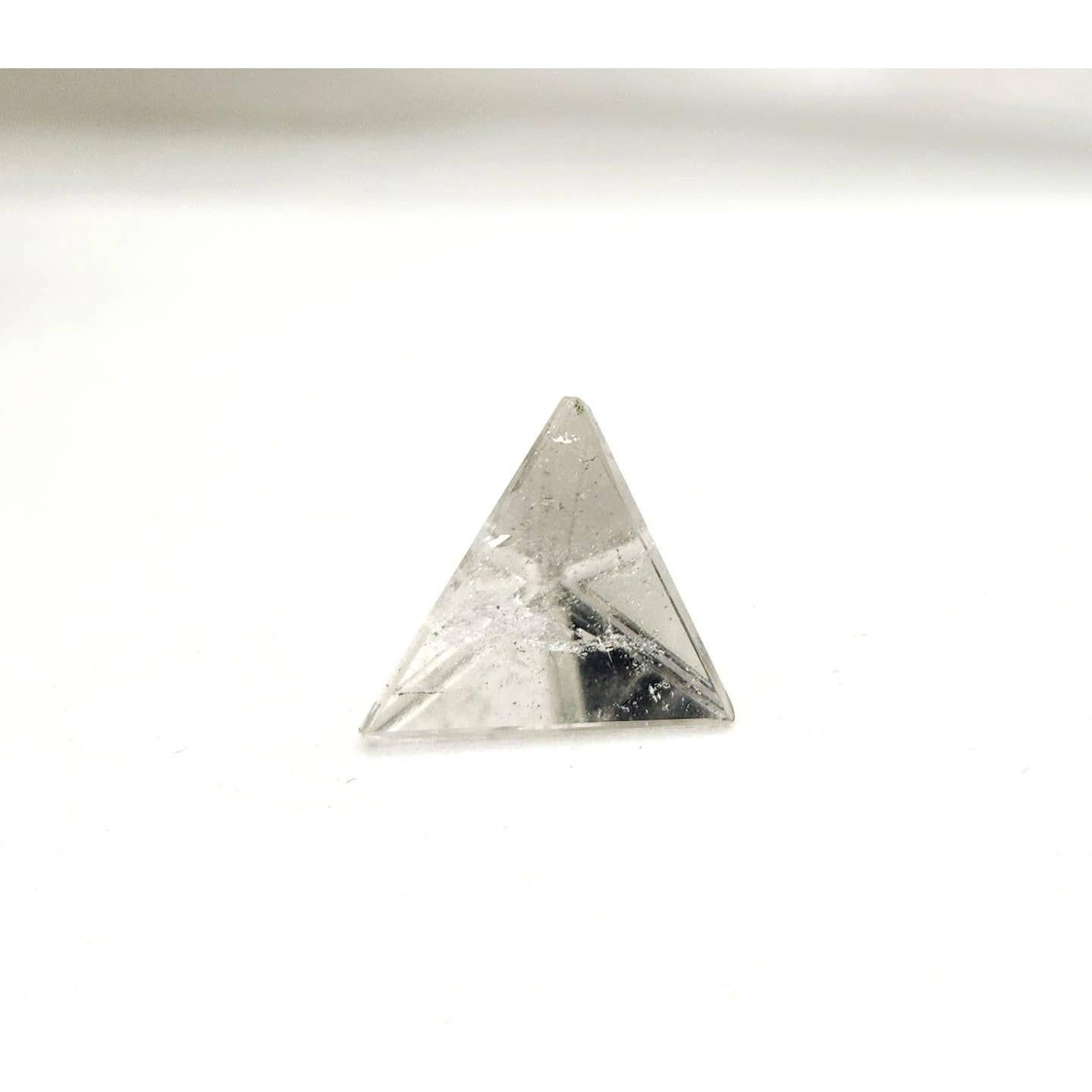 Clear Quartz Sacred Geometry Set – 7 Carved Crystals + Merkaba & Sphere with Grid & Pouch