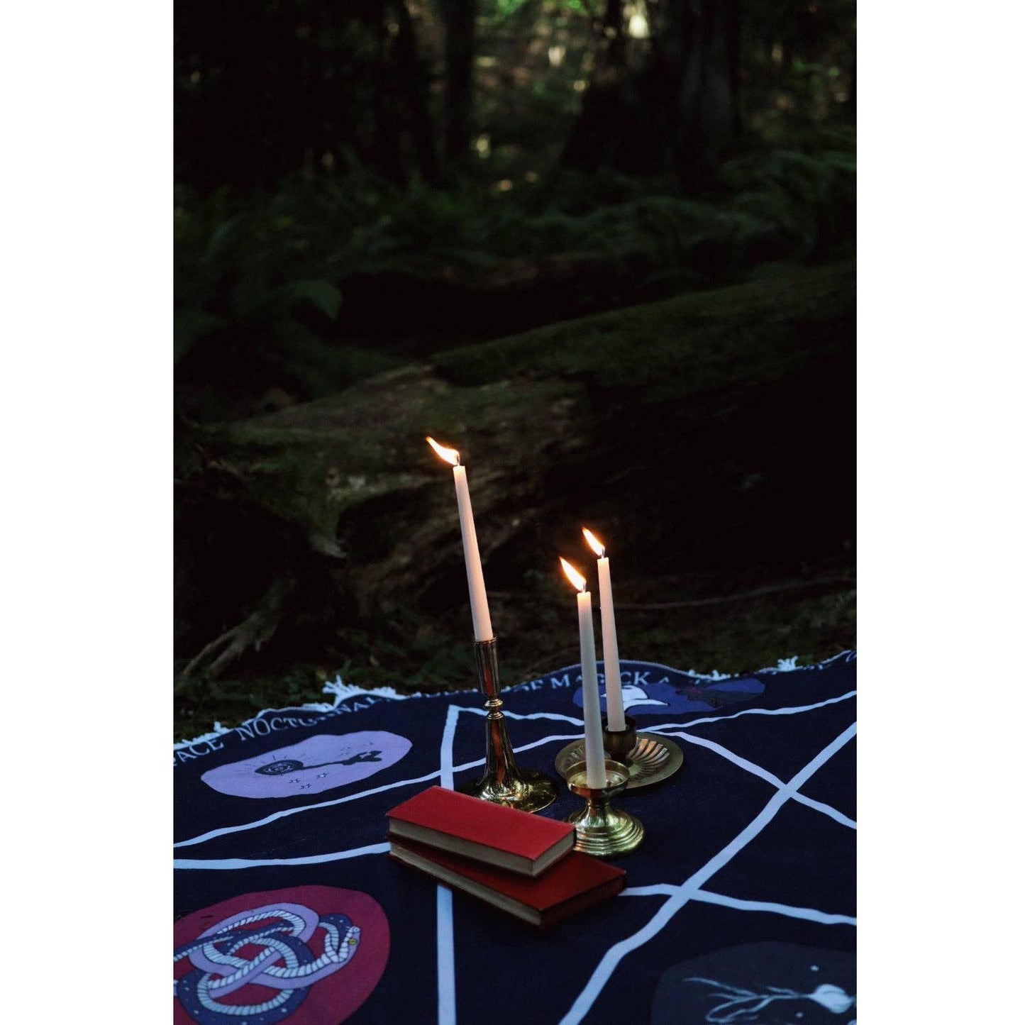 Traveling Spell Space – Hekate Edition | Portable Altar Mat for Witchcraft, Rituals & Spells