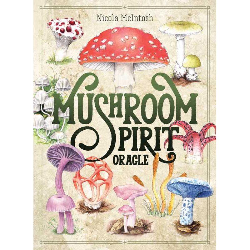 Mushroom Spirit Oracle Deck by Nicola McIntosh – 36 Illustrated Cards & Guidebook