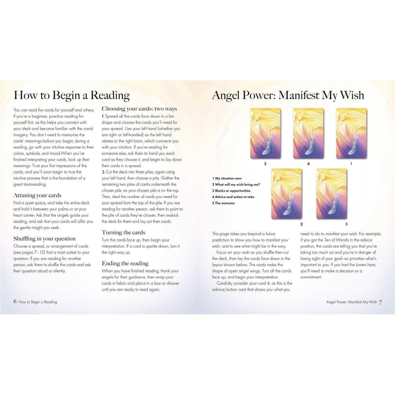 Angel Tarot Deck by Jayne Wallace – 78 Cards & Guidebook for Divine Guidance
