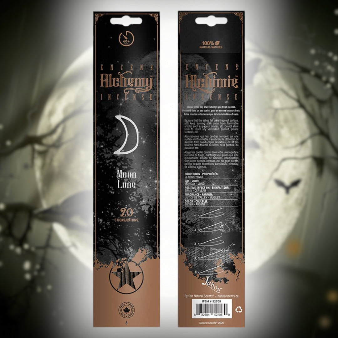 Alchemy Element Incense Sticks – 6 Variants (Water, Fire, Earth, Air, Sun, Moon)