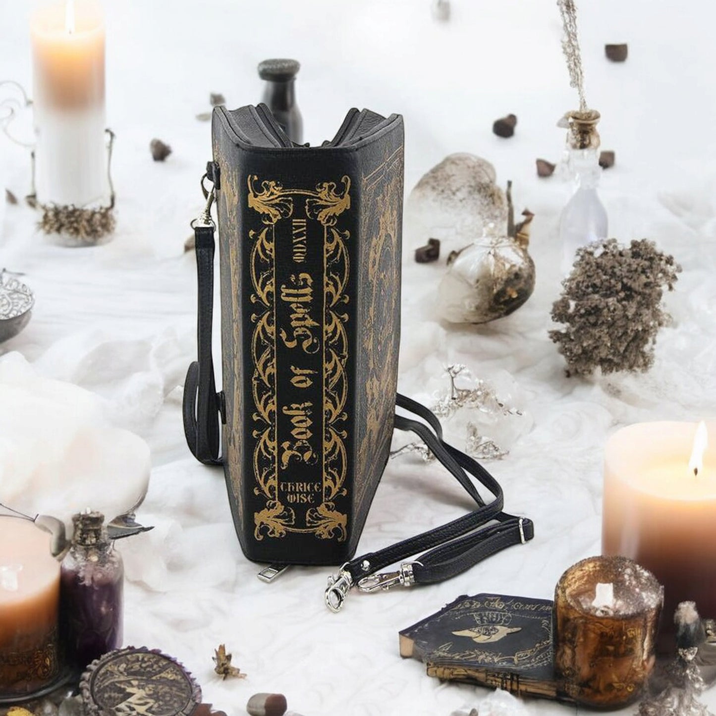 Book of Spells Crossbody Bag & Wallet – Mystic-Inspired Fashion Accessories