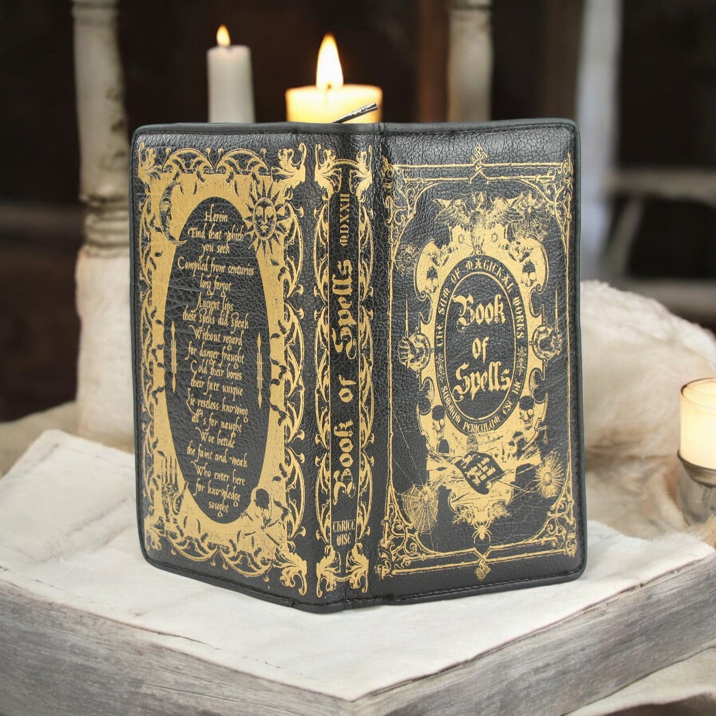 Book of Spells Crossbody Bag & Wallet – Mystic-Inspired Fashion Accessories