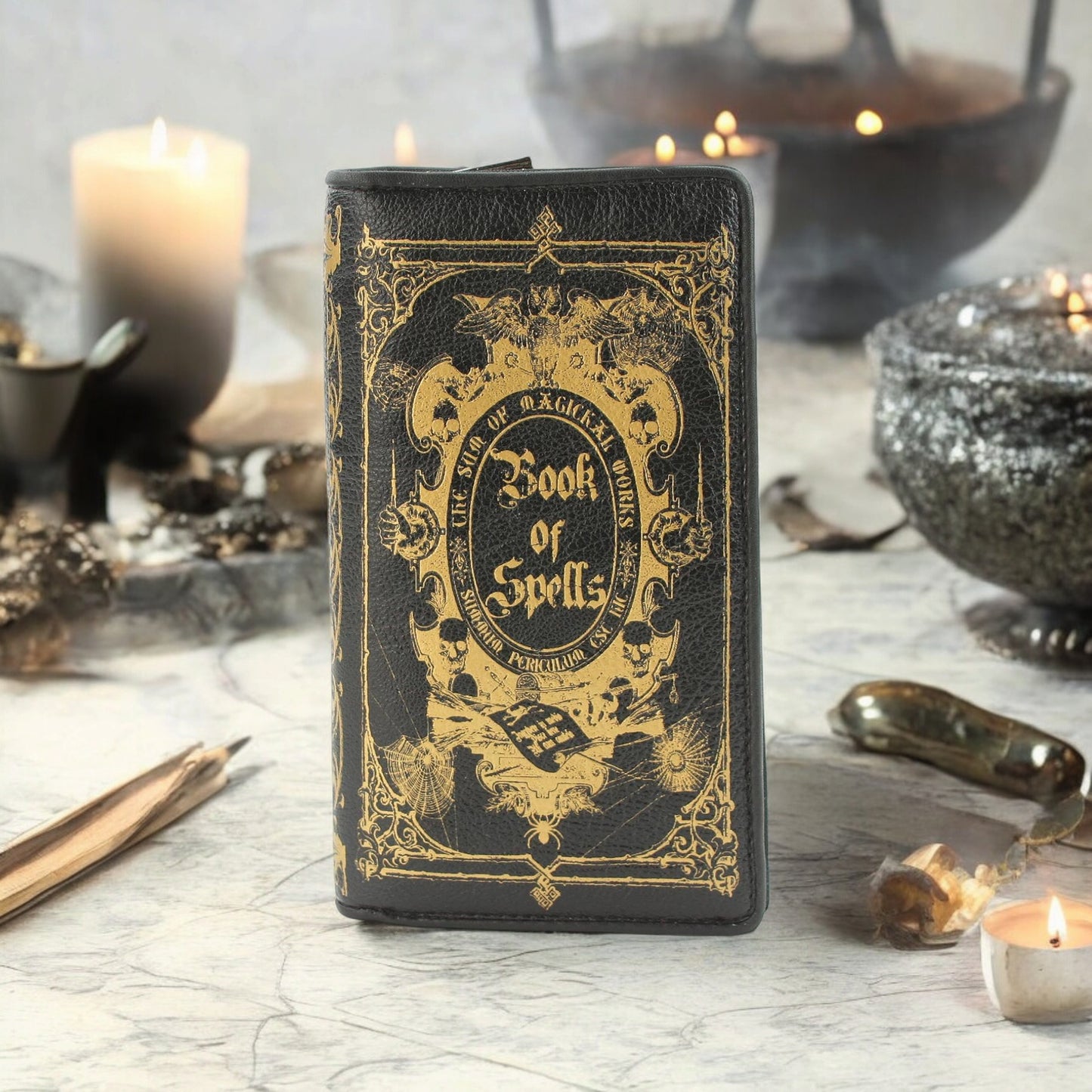 Book of Spells Crossbody Bag & Wallet – Mystic-Inspired Fashion Accessories