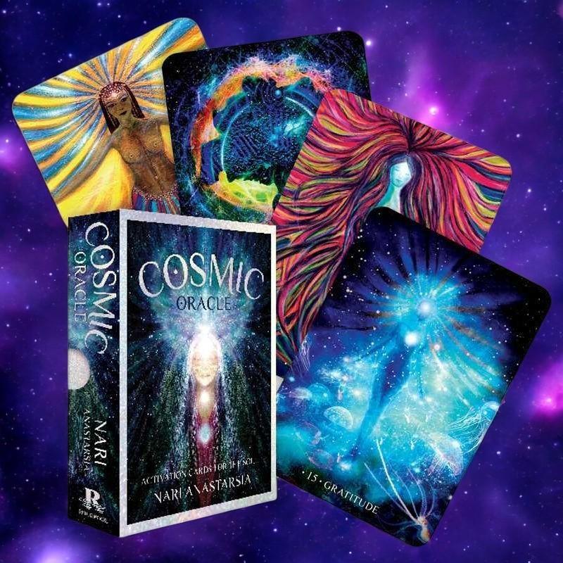 Cosmic Oracle Cards by Nari Anastarsia – 36-Card Deck & Guidebook for Spiritual Growth and Healing