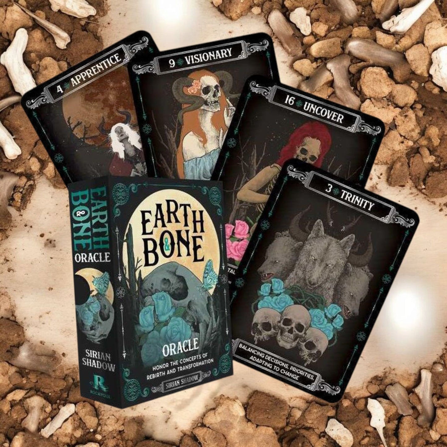 Earth & Bone Oracle Deck by Sirian Shadow – A Tool for Spiritual Growth & Transformation