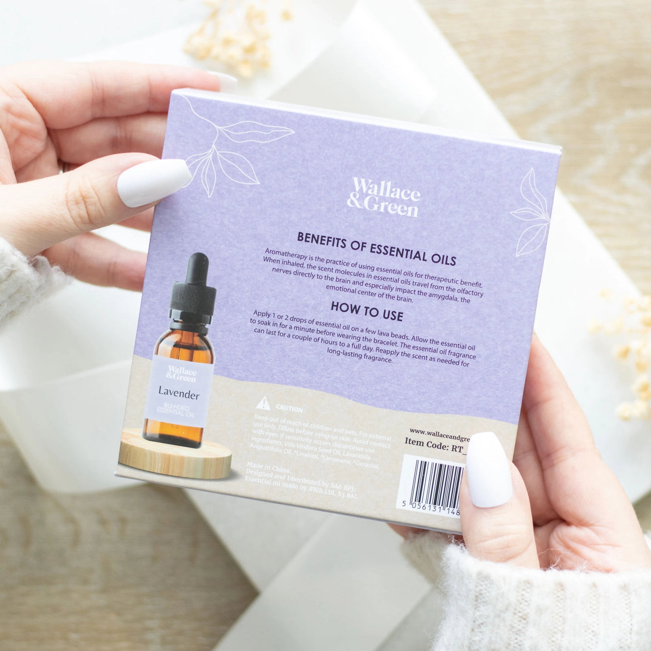 Anti-Anxiety Lava Bead & Amethyst Essential Oil Bracelet Gift Set