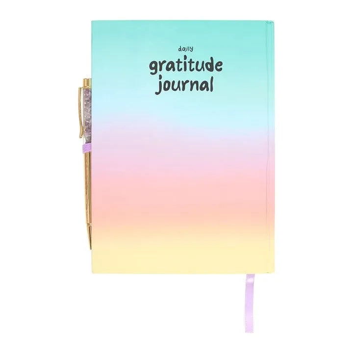 Gratitude Journal with Amethyst Pen