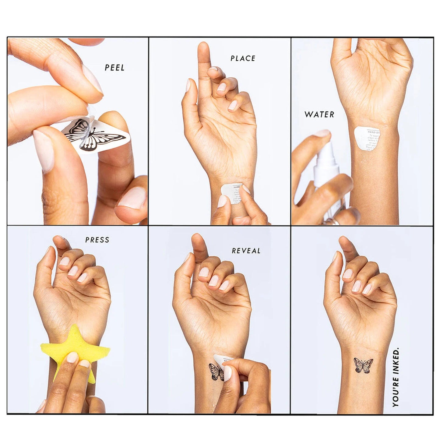 Luck & Magic Temporary Tattoo Pack – Inked by Dani