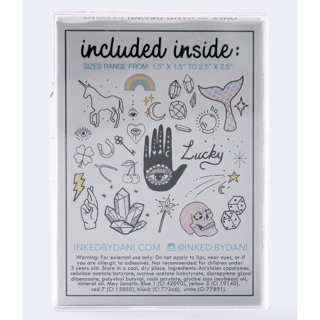 Luck & Magic Temporary Tattoo Pack – Inked by Dani