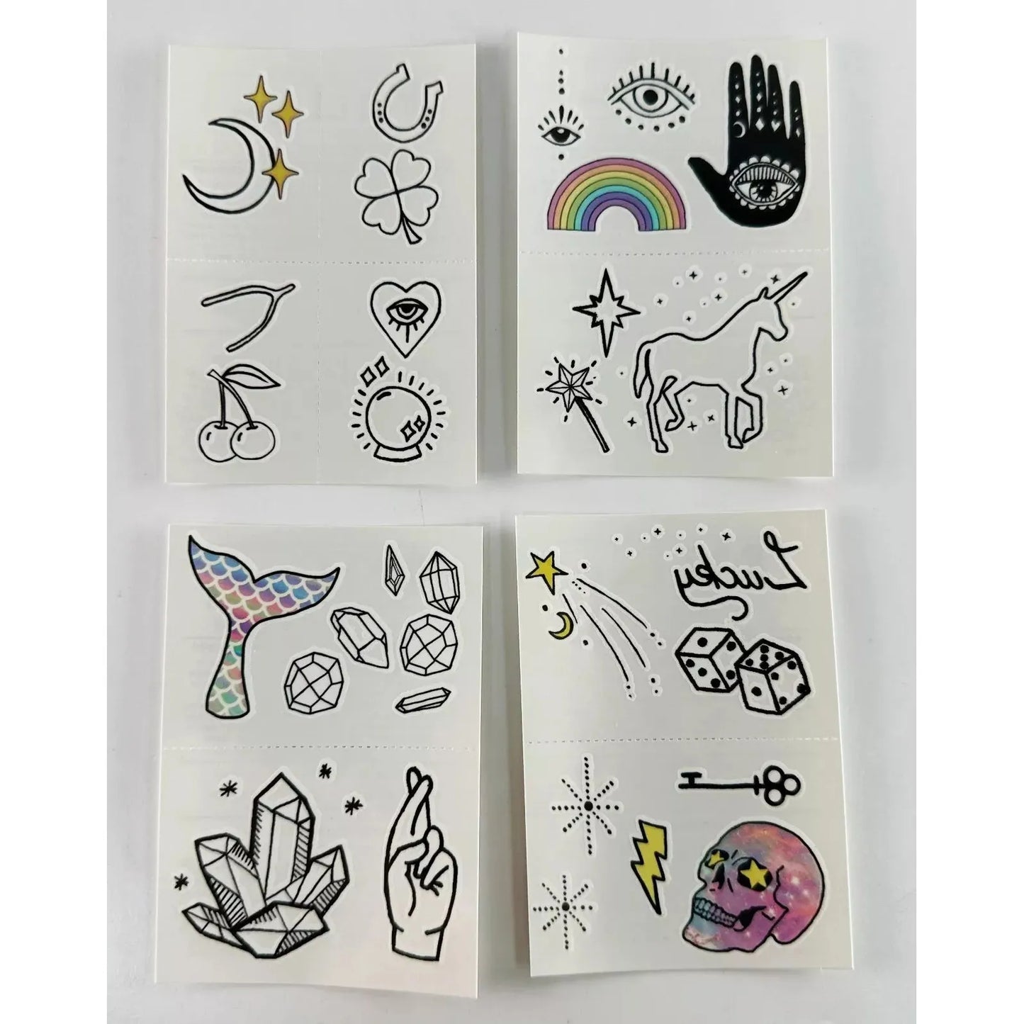 Luck & Magic Temporary Tattoo Pack – Inked by Dani