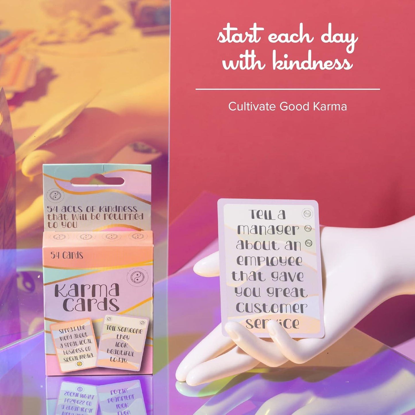 Karma Cards – Daily Good Deed Inspiration Deck (54 Cards)