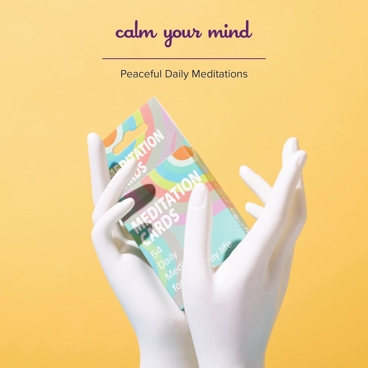 Daily Meditation Cards – 54 Mindfulness Prompts for Calm & Clarity