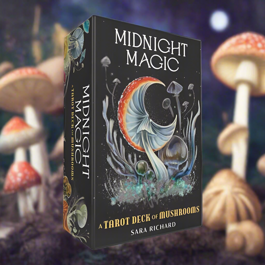 Midnight Magic: A Mushroom Tarot Deck by Sara Richard