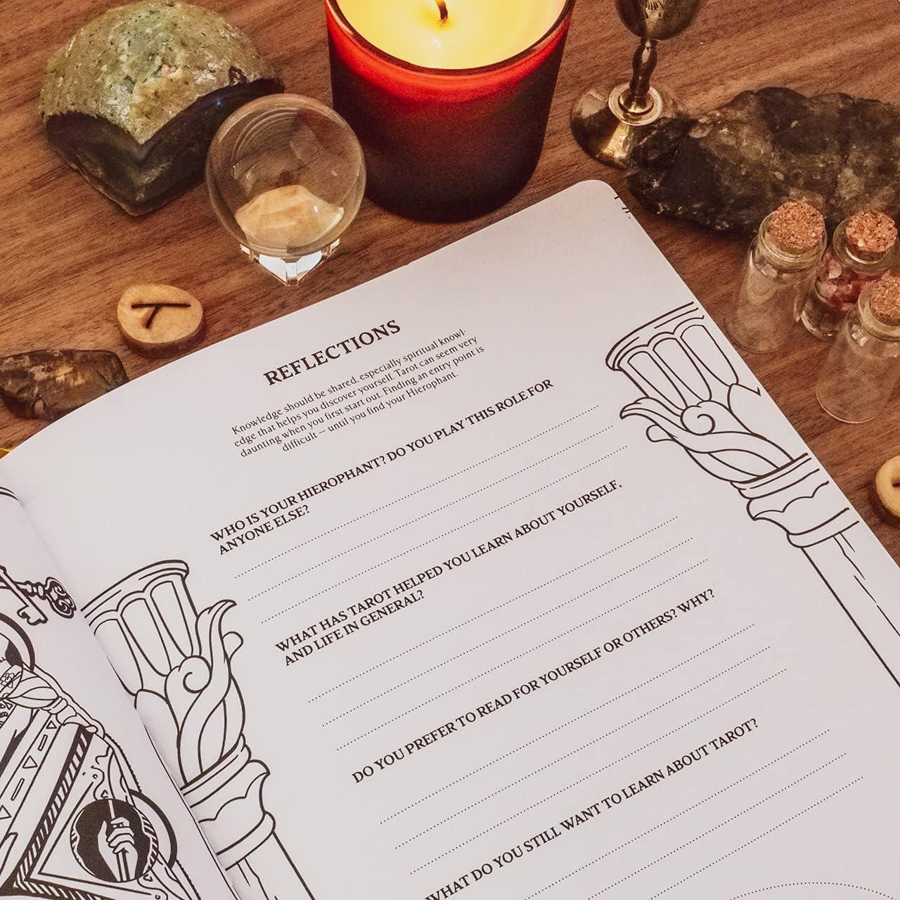 Modern Witch Tarot Coloring Book – Interactive Tarot Activity & Journal Experience