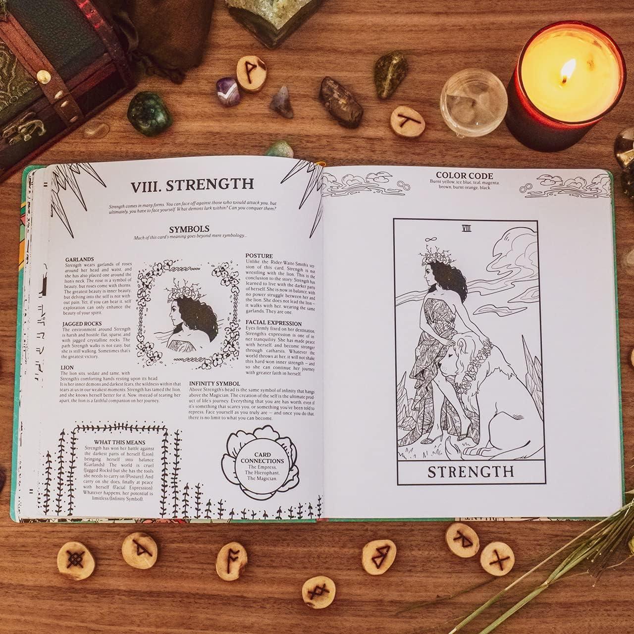 Modern Witch Tarot Coloring Book – Interactive Tarot Activity & Journal Experience