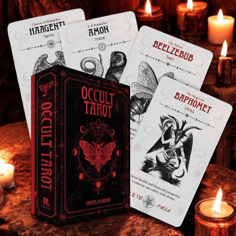 Occult Tarot Card Deck by Travis McHenry – Solomonic Demon Magick Divination Set