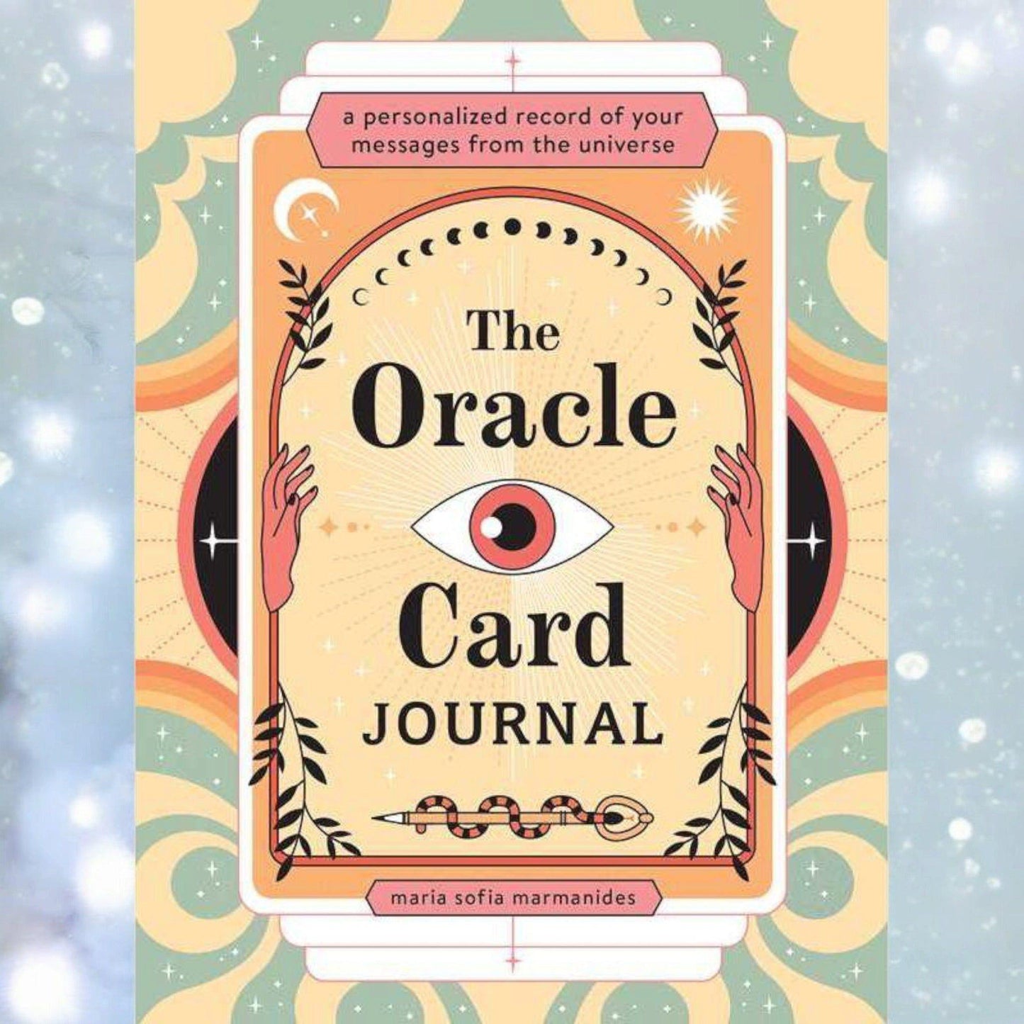 Oracle Card Journal – A Guided Companion for Intuitive Readings by Maria Sofia Marmanides