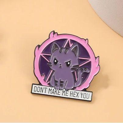 Witchy Pentacle Enamel Pins