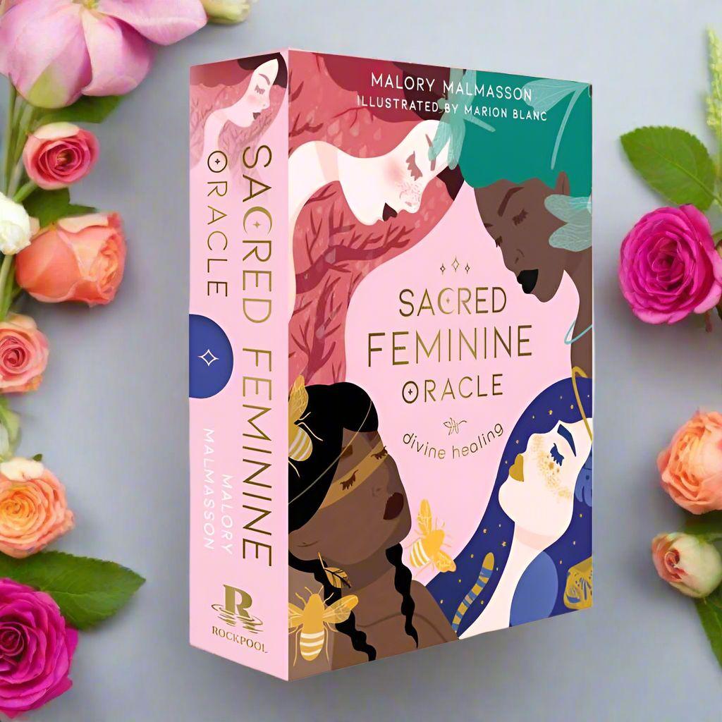 Sacred Feminine Oracle Deck by Malory Malmasson – 43 Cards & Guidebook for Divine Feminine Healing