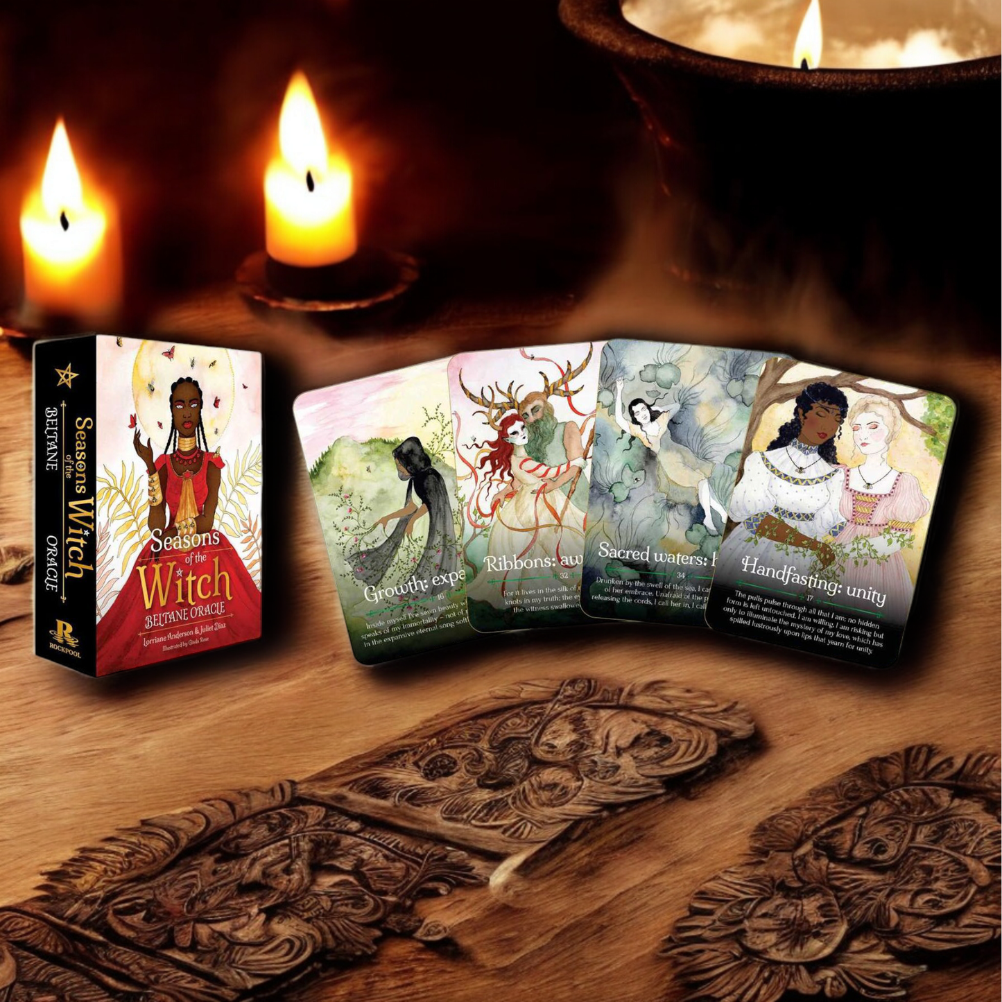 Seasons of the Witch: Beltane Oracle Deck – Celebrate Abundance, Creativity & Magick