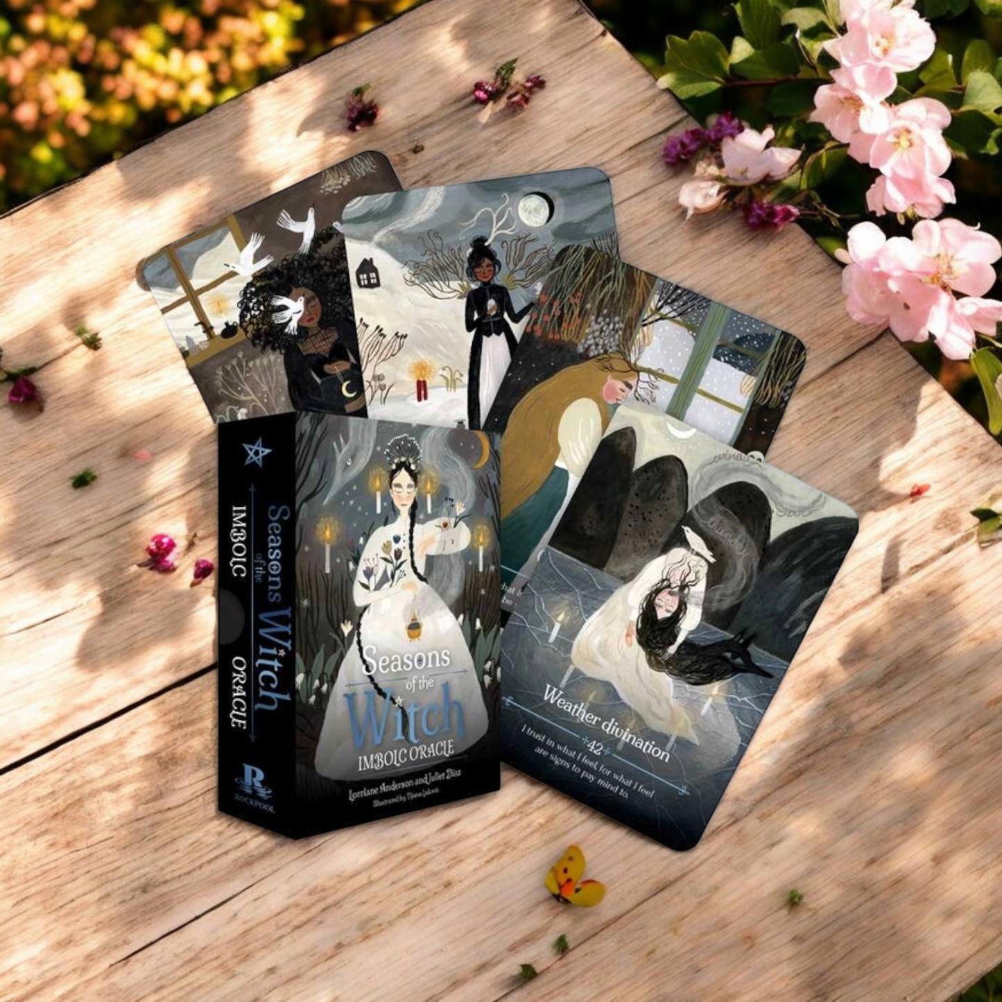 Seasons of the Witch: Imbolc Oracle Card Deck – 44 Cards & Guidebook by Lorriane Anderson