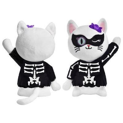 Spooky Cat Plush – Skeleton & Vampire Halloween Plushies