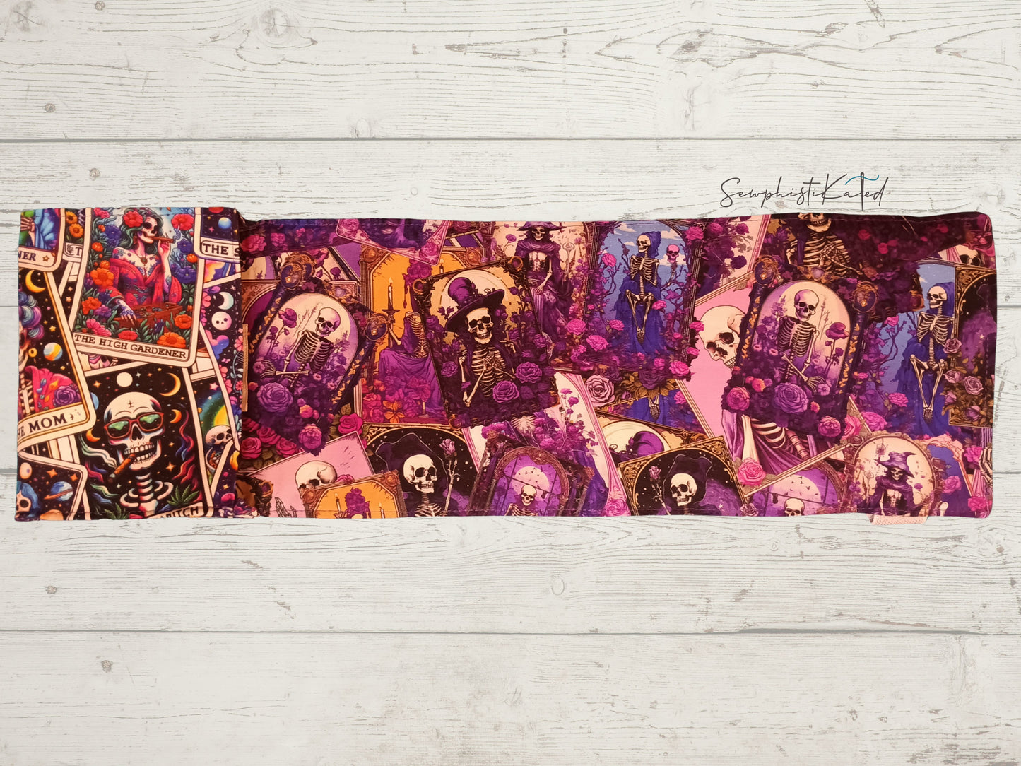 Cosmic Skeleton Wraparound Tarot & Oracle Deck Case + Reading Mat