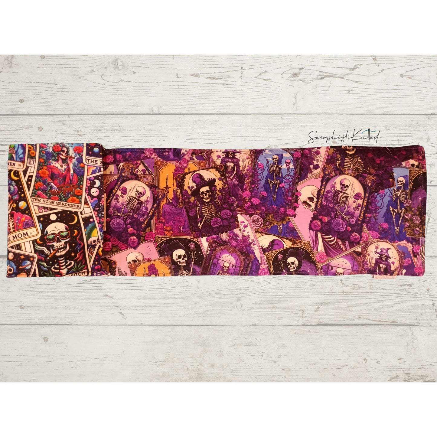 Cosmic Skeleton Wraparound Tarot & Oracle Deck Case + Reading Mat
