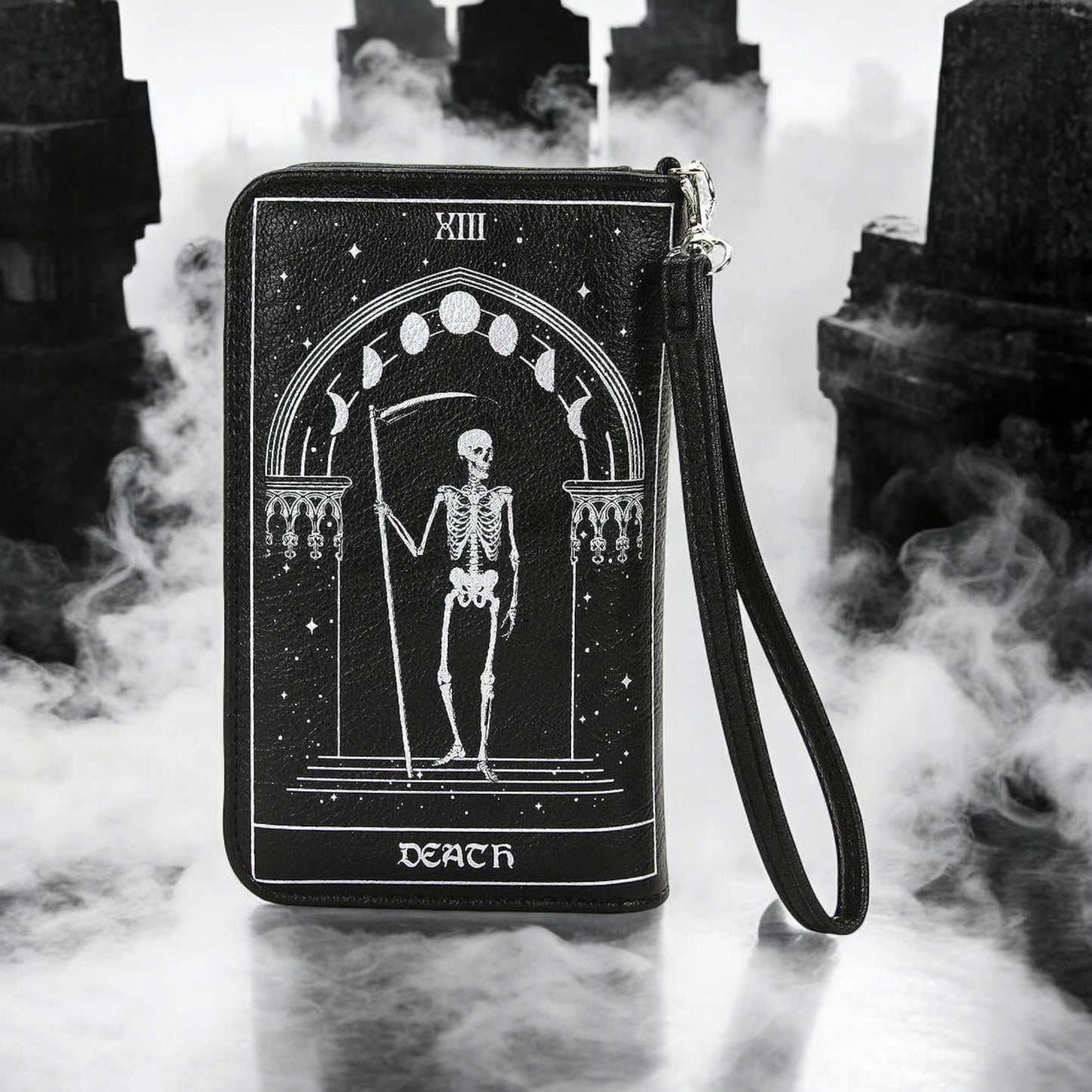 Tarot Card Book Crossbody Bag & Wallet – Mystical Vinyl Accessories