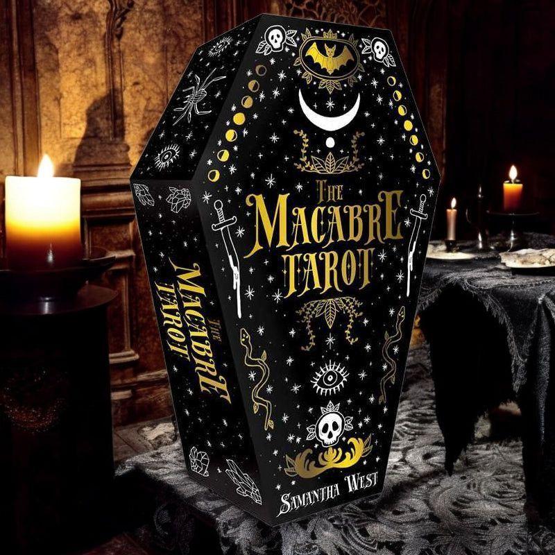 The Macabre Tarot Deck – 78 Shadow-Themed Cards with Guidebook