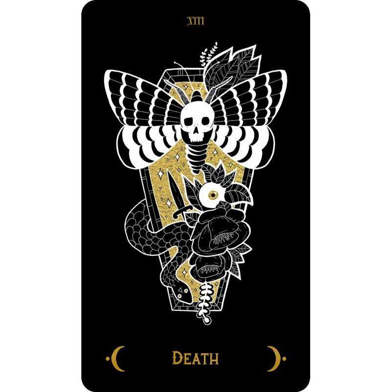 The Macabre Tarot Deck – 78 Shadow-Themed Cards with Guidebook