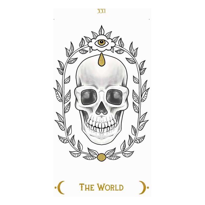 The Macabre Tarot Deck – 78 Shadow-Themed Cards with Guidebook