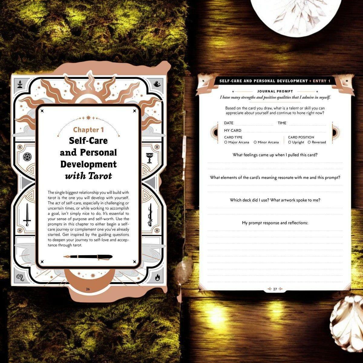 One Card Tarot Journal by Maria Sofia Marmanides – Daily Tarot Reflection Workbook