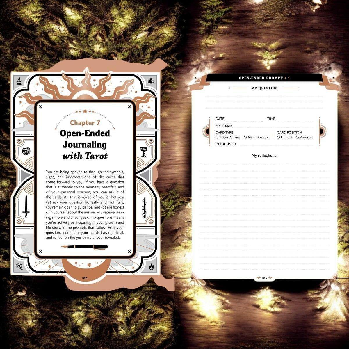 One Card Tarot Journal by Maria Sofia Marmanides – Daily Tarot Reflection Workbook