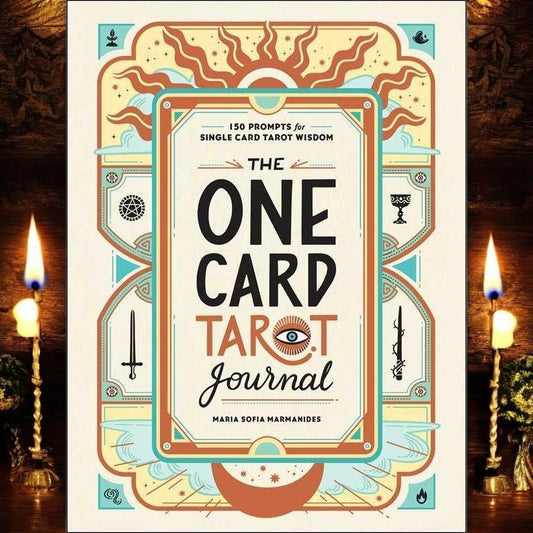 One Card Tarot Journal by Maria Sofia Marmanides – Daily Tarot Reflection Workbook