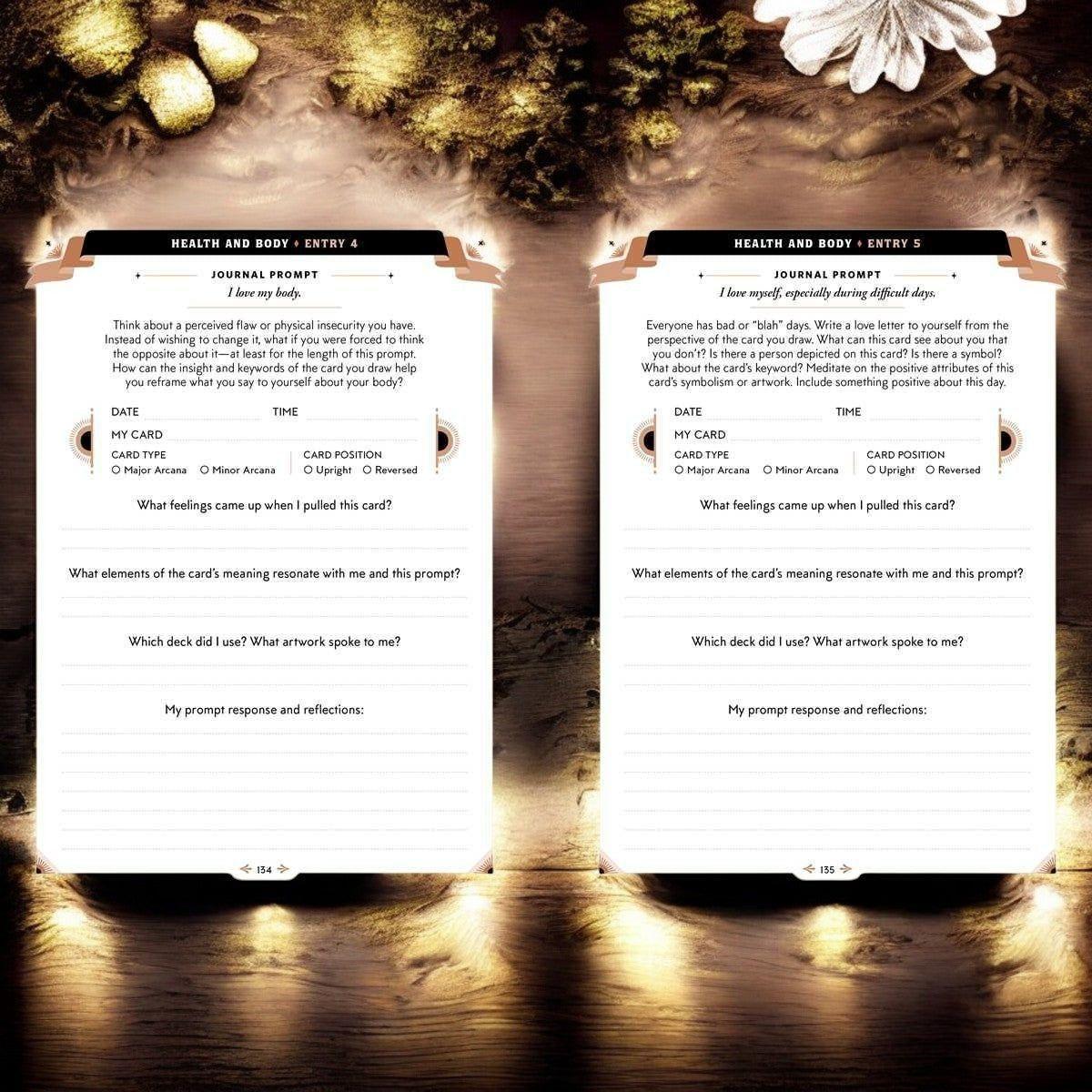 One Card Tarot Journal by Maria Sofia Marmanides – Daily Tarot Reflection Workbook