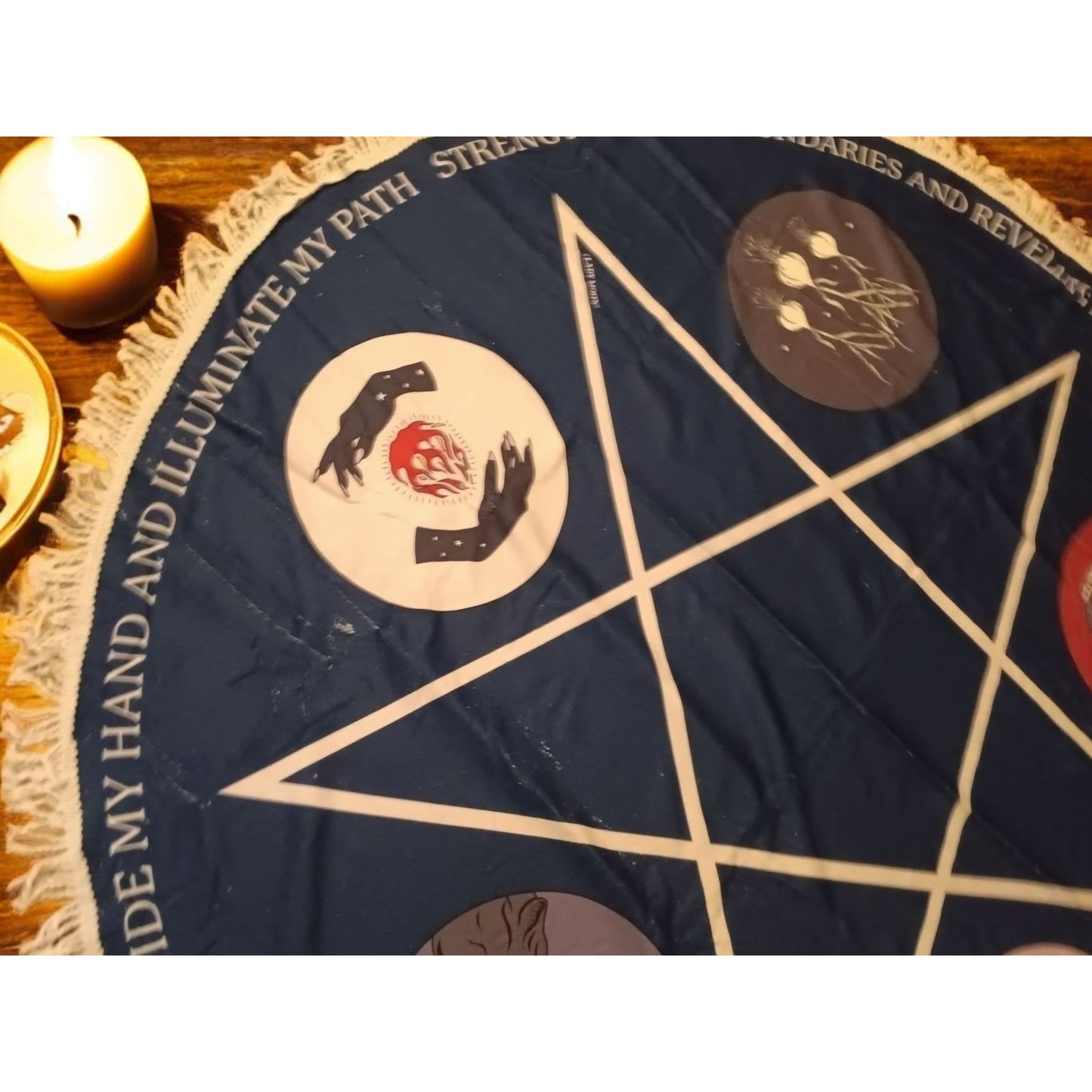 Traveling Spell Space – Hekate Edition | Portable Altar Mat for Witchcraft, Rituals & Spells