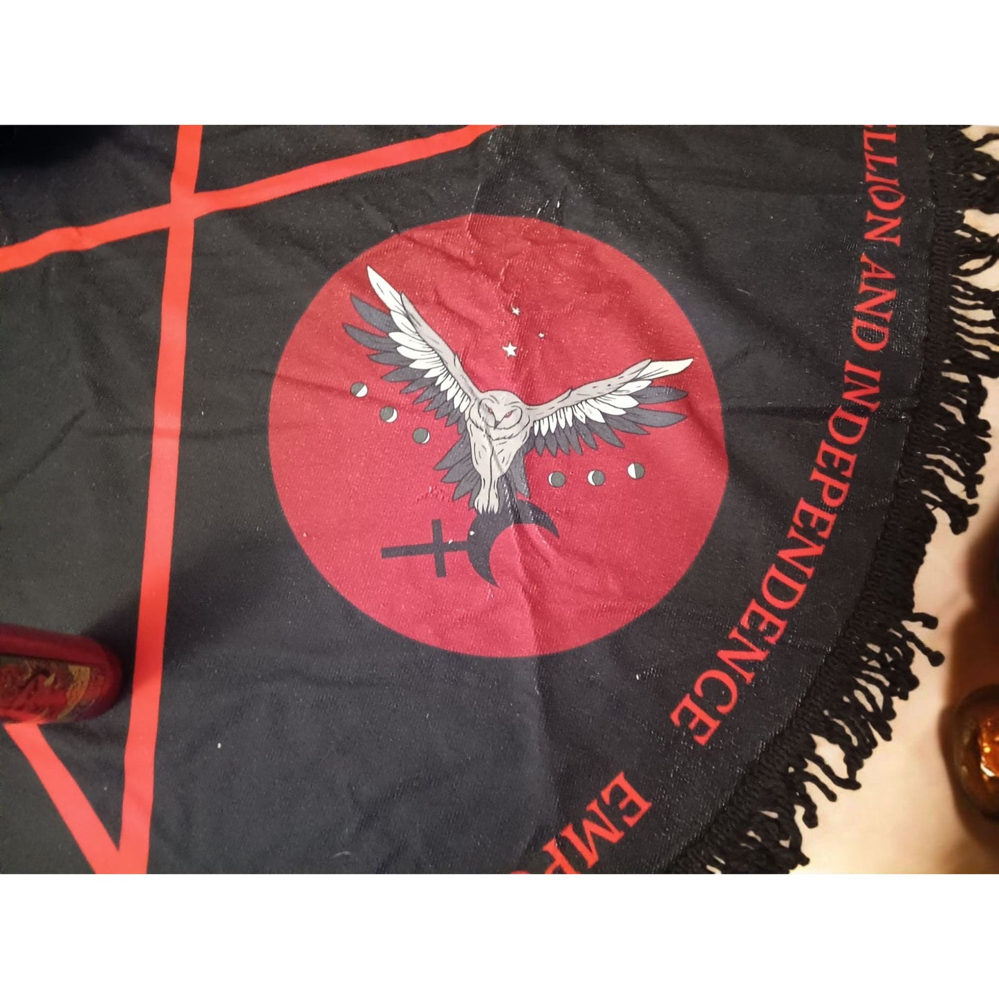 Traveling Spell Space – Lilith Edition | Portable Altar Mat