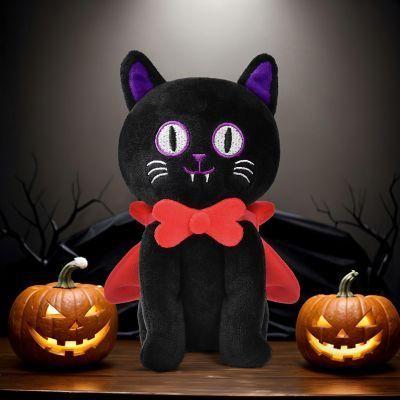 Spooky Cat Plush – Skeleton & Vampire Halloween Plushies