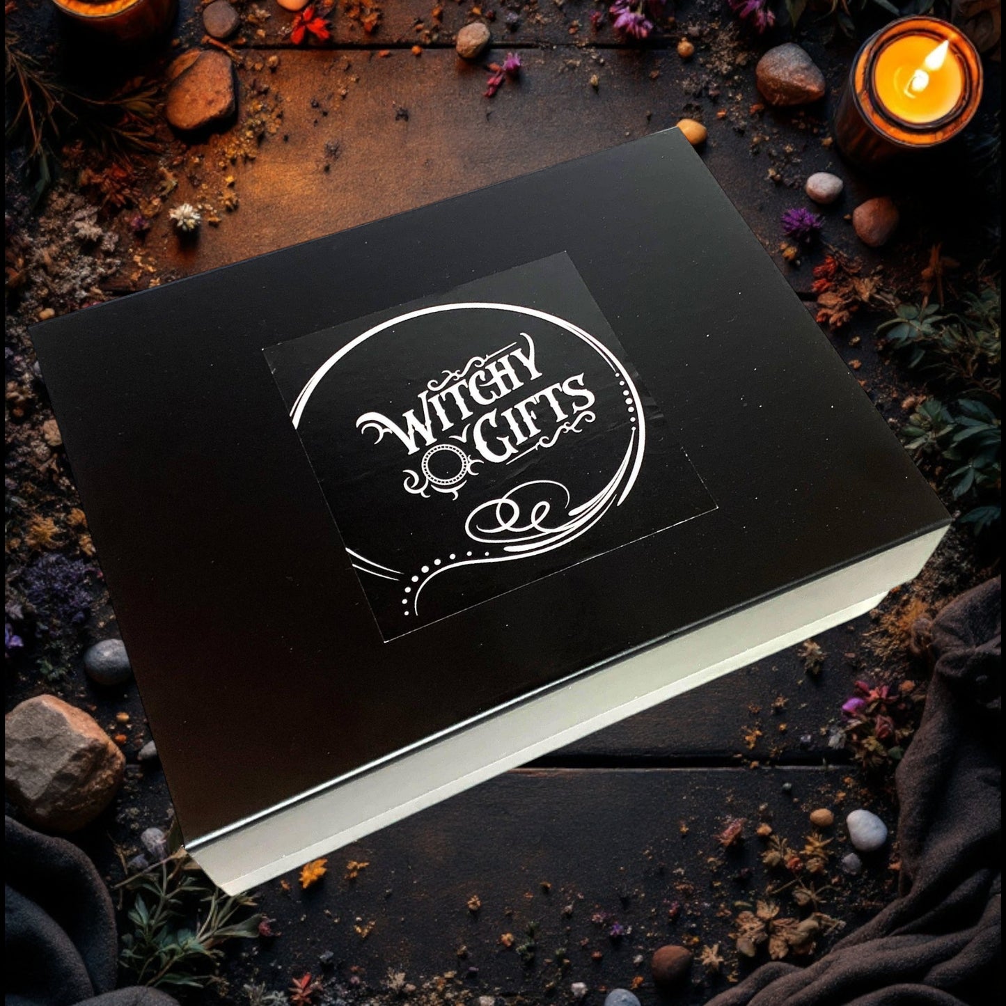 Witchcraft Herb Spell Kit – Crystals, Herbs, Pendulum & Spellbook for Rituals & Magick