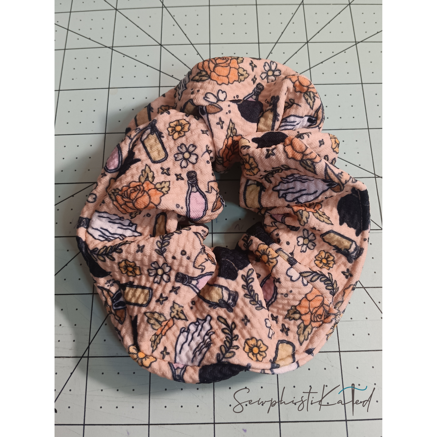 Witchy Ghost & Potion Headbands & Scrunchies | Handmade Spooky Floral Hair Accessories