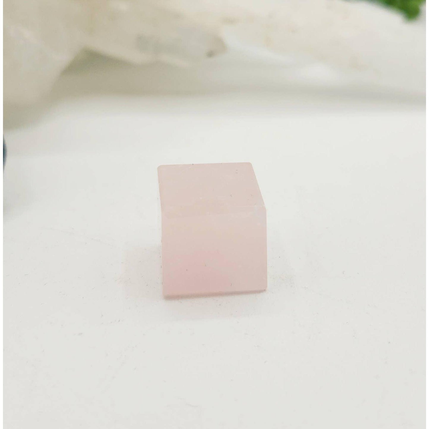 Rose Quartz Sacred Geometry Crystal Set – 7-Piece Platonic Solids + Grid