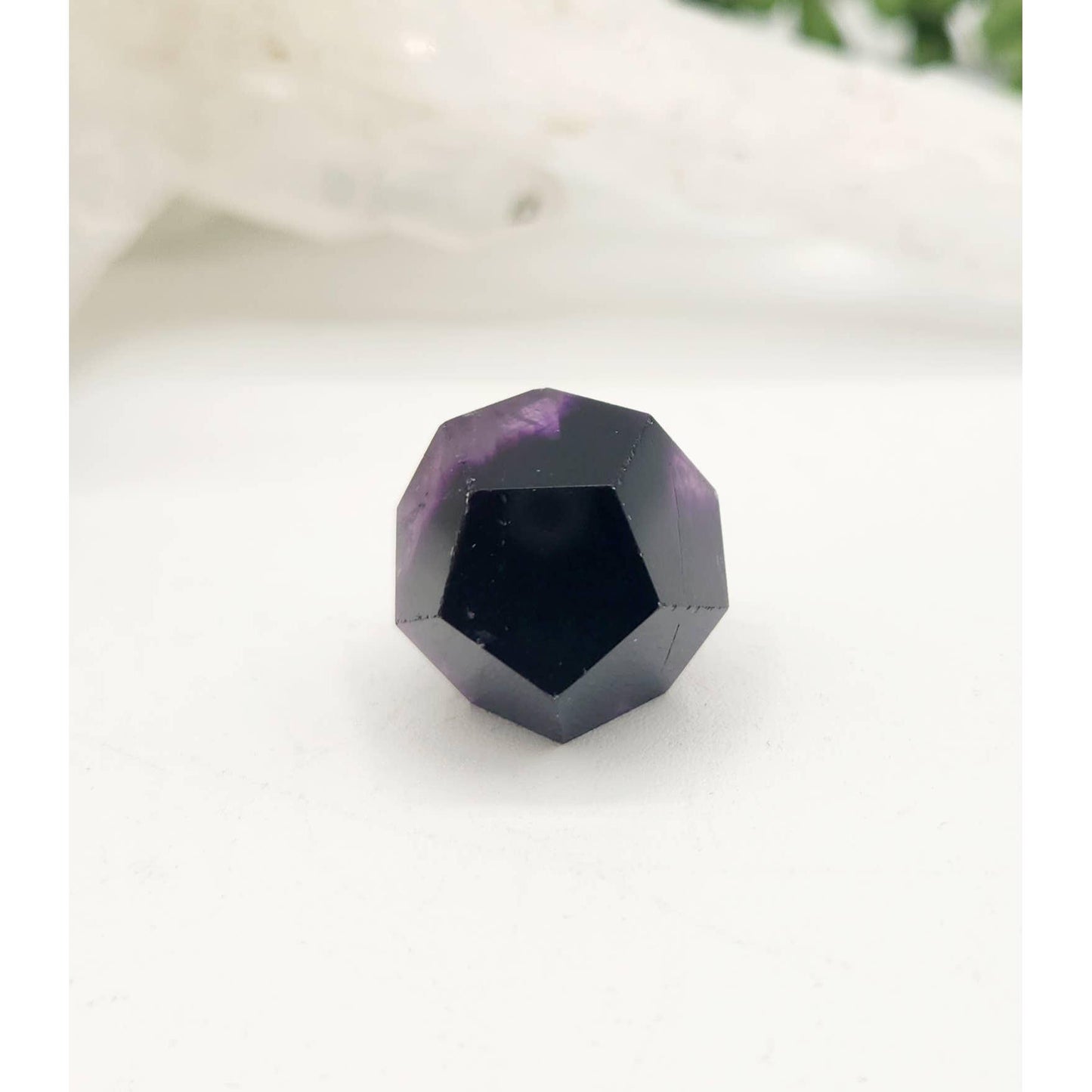 7-Piece Chakra Sacred Geometry Crystal Set with Grid & Velvet Pouch